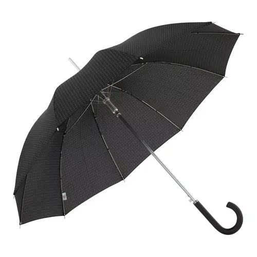 Doppler Carbonsteel Long Umbrella Black Space